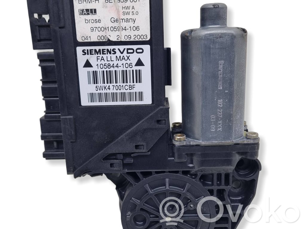 Audi A4 S4 B6 8E 8H Silnik regulatora szyby drzwi przednich 