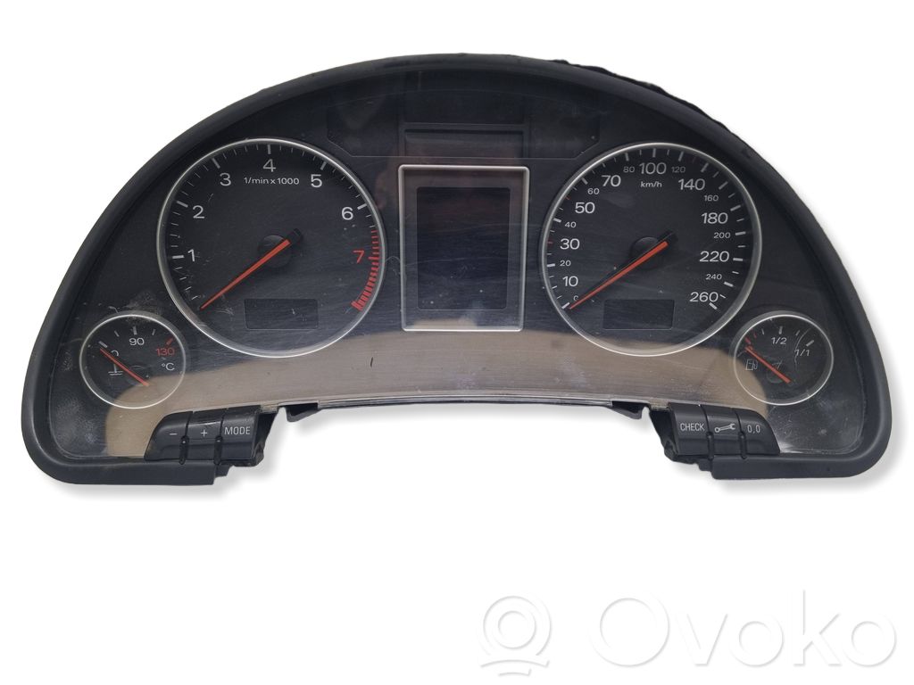 Audi A4 S4 B6 8E 8H Vitezometru (grup de instrumente) 