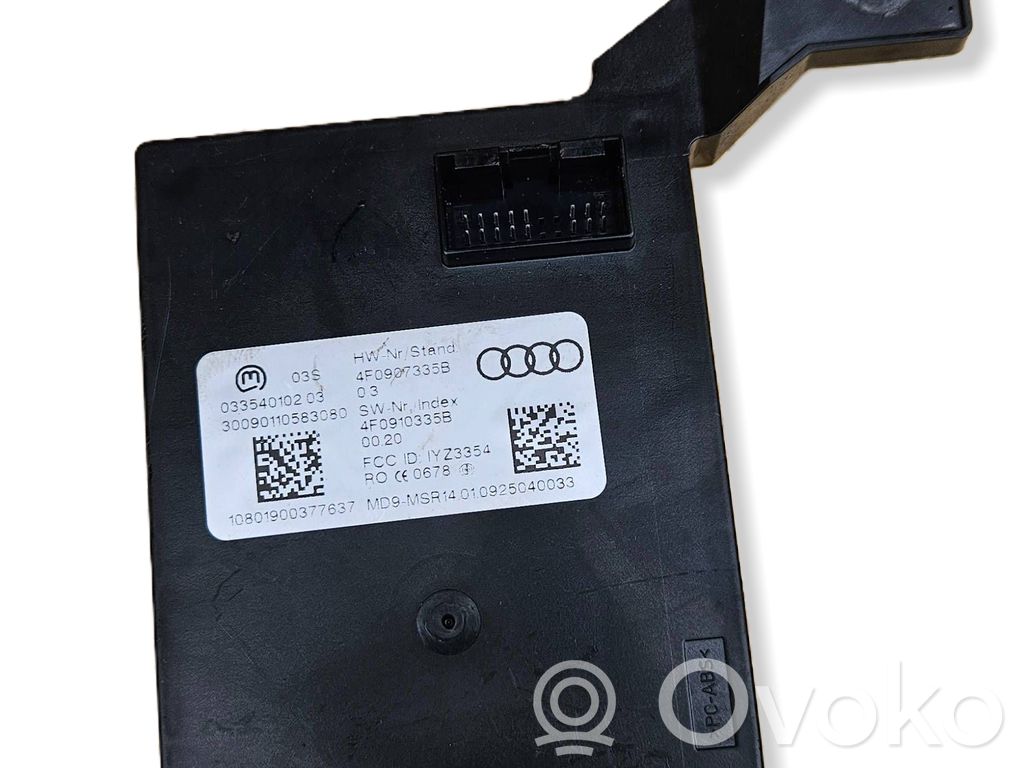 Audi A6 S6 C6 4F Centralina/modulo keyless go 