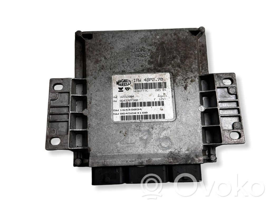 Peugeot 206 Engine control unit/module 