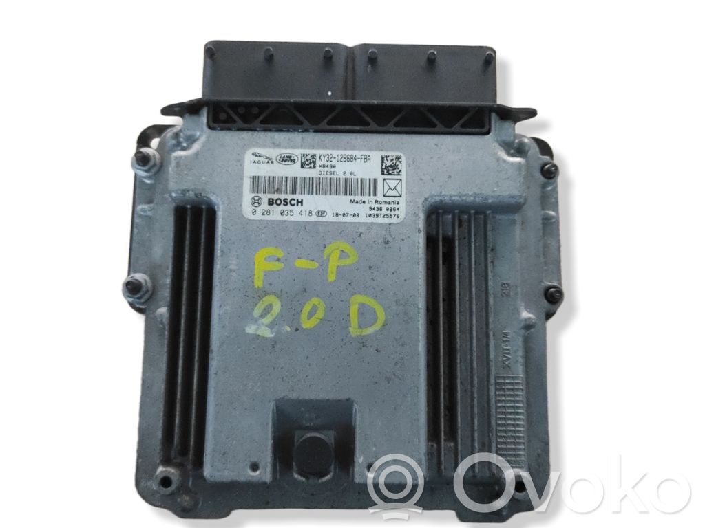 Engine control unit/module   0281035418,KY3212B684FBA,KY3212B684FBA