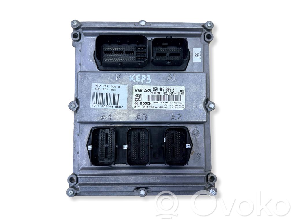 Engine control unit/module   059907309B,0281030218