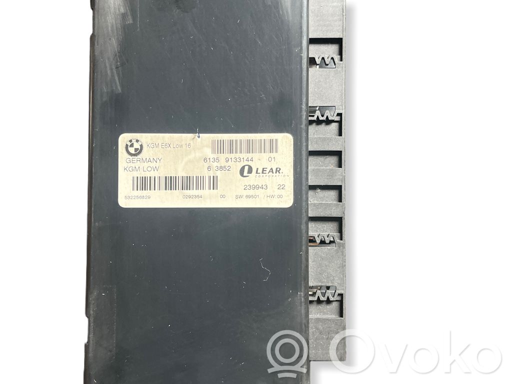 BMW 5 E60 E61 Sterownik / Moduł świateł LCM 