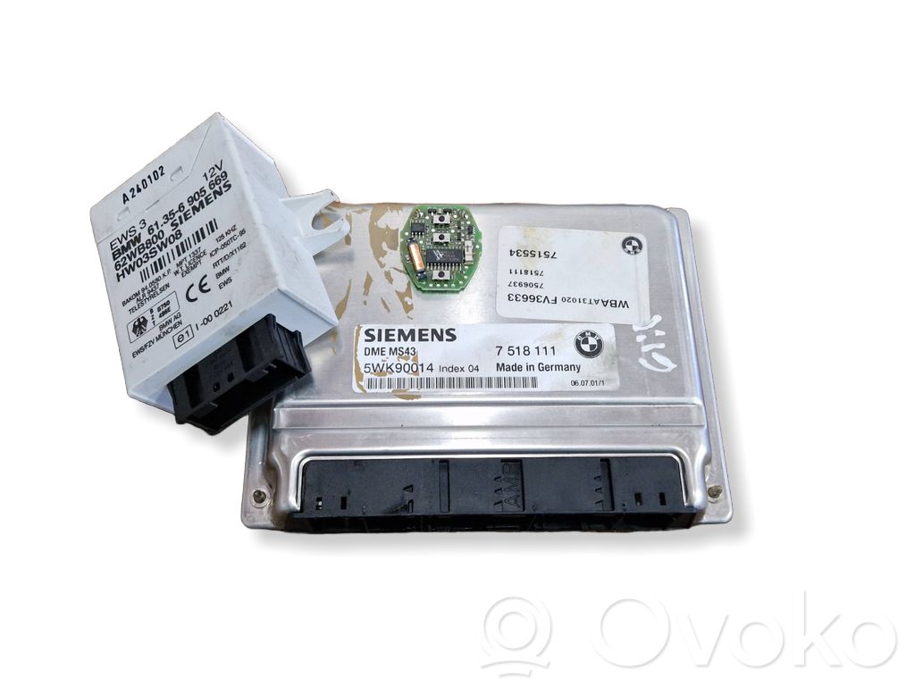 BMW 3 E46 Moottorin ohjainlaite/moduuli 