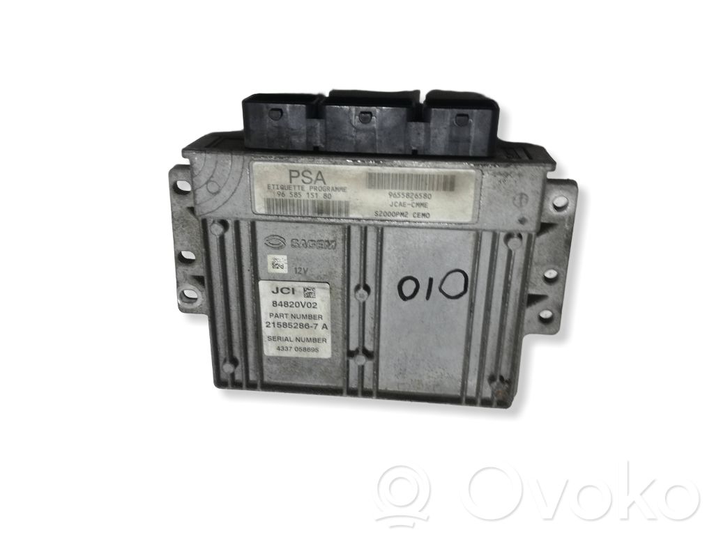 Citroen Xsara Picasso Komputer / Sterownik ECU silnika 