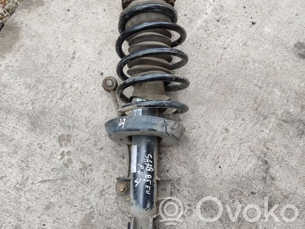 Saab 9-5 Front shock absorber with coil spring 