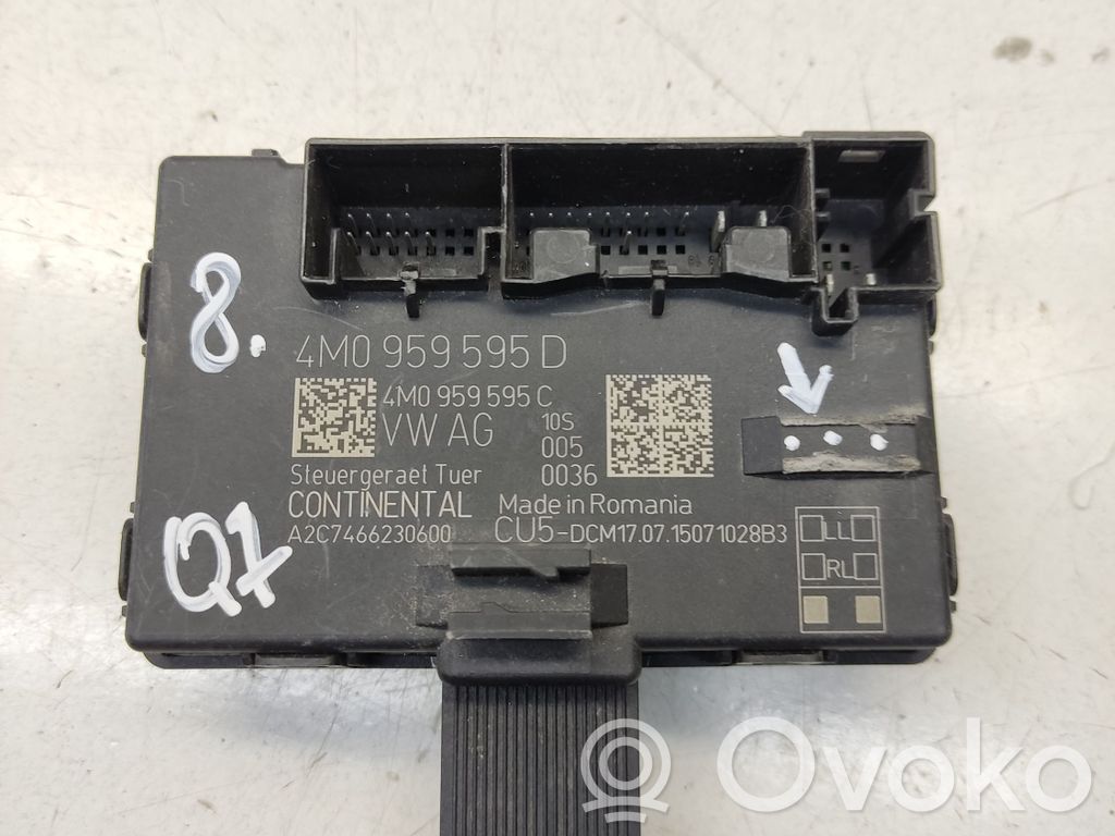 Audi Q7 4M Door control unit/module 
