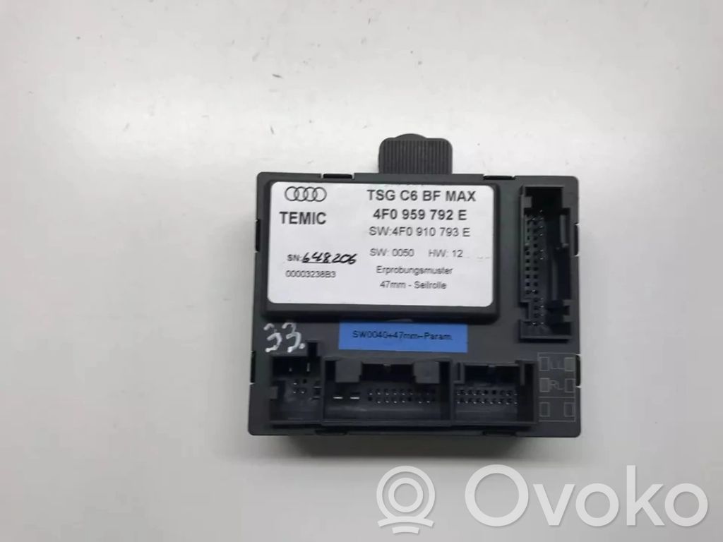 Audi A6 S6 C6 4F Door control unit/module 