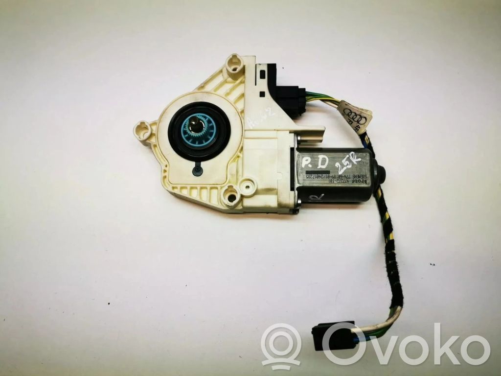 Audi A6 S6 C6 4F Motor del regulador de la ventanilla de la puerta delantera 