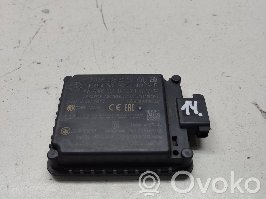 Sensor de radar Distronic   A0009058909,A0009018706,A0009028737