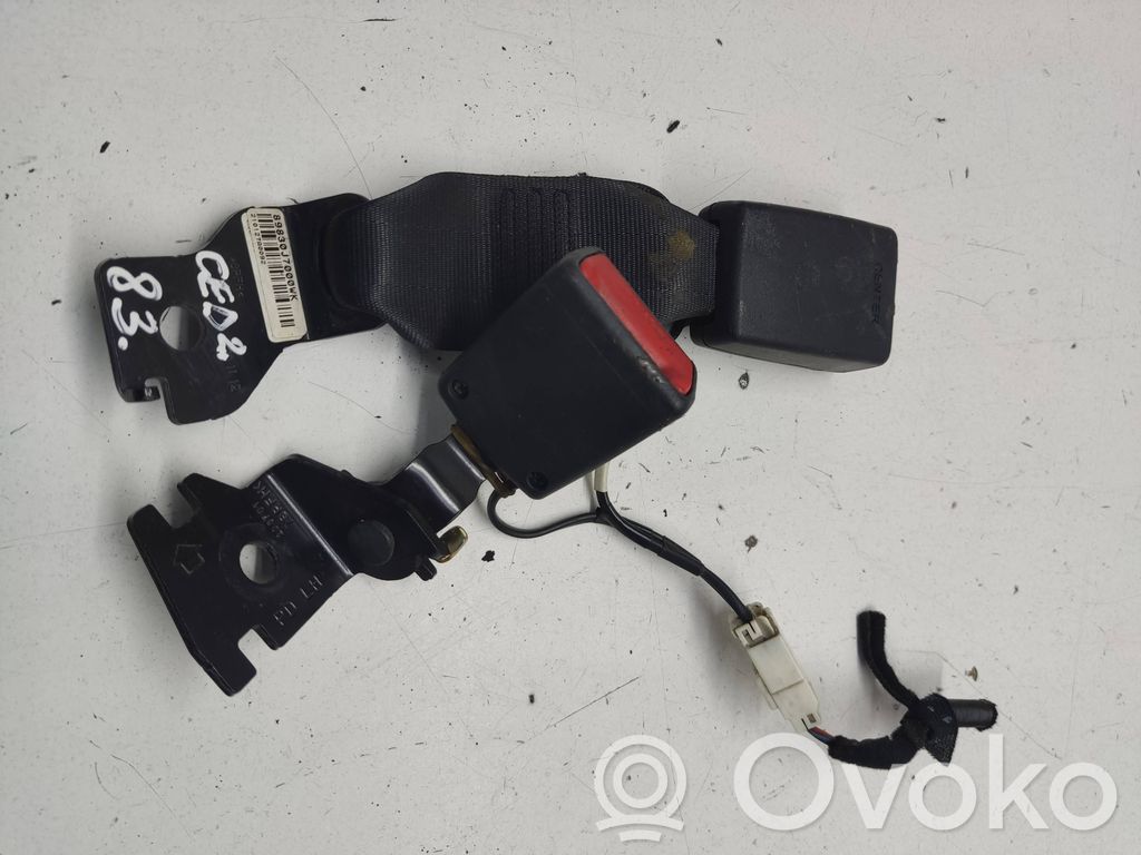 KIA Ceed Hebilla del cinturón del medio (trasero) 
