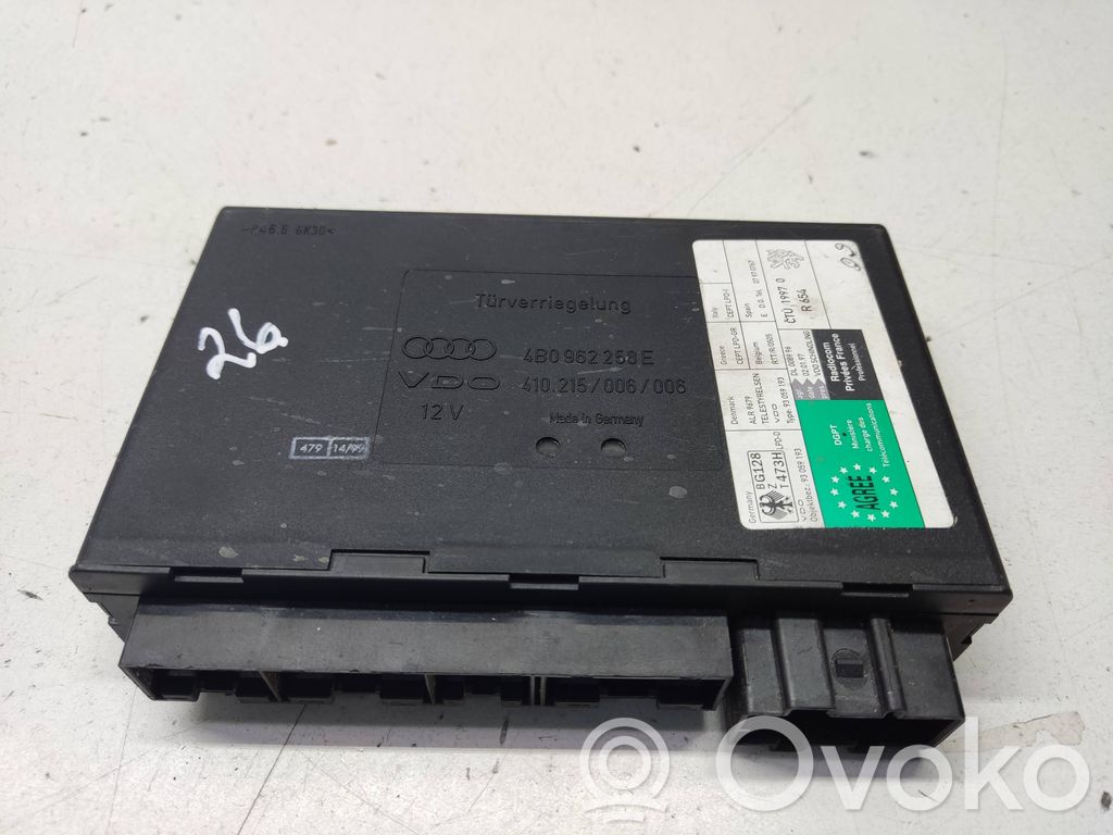 Audi A6 Allroad C5 Comfort/convenience module 