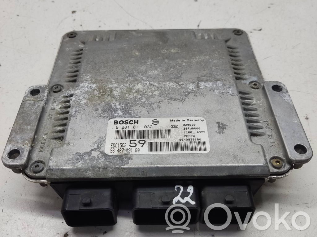 Citroen C8 Engine control unit/module 