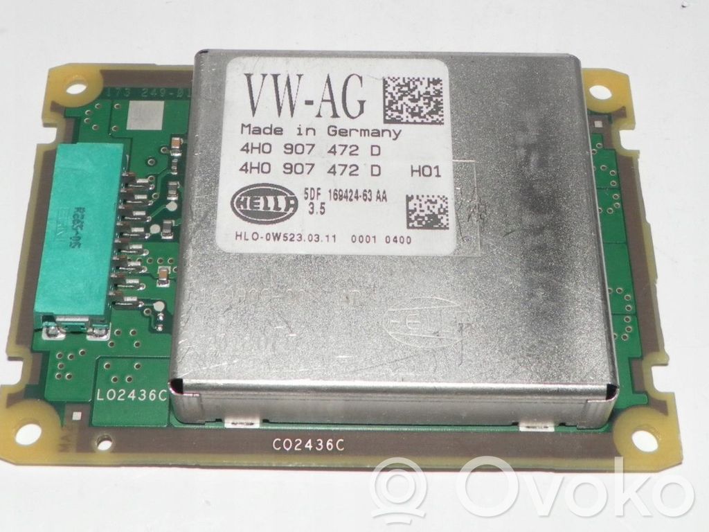 Xenon control unit/module   4H0907472D,5DF16942463AA