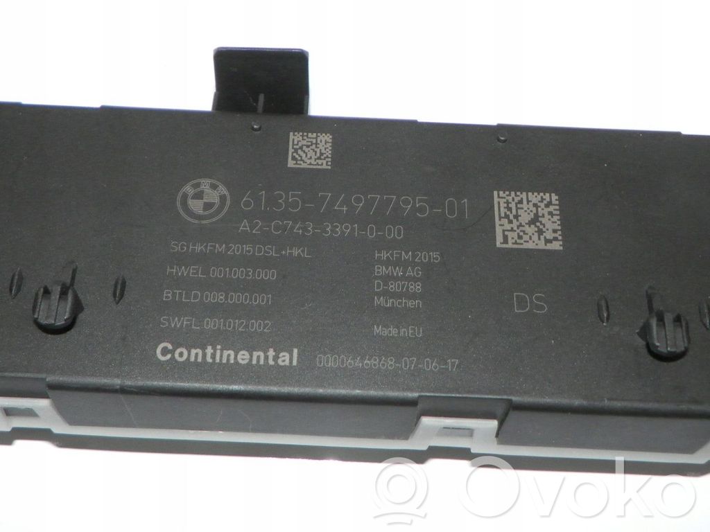 BMW 5 G30 G31 G38 Tailgate/trunk control unit/module 