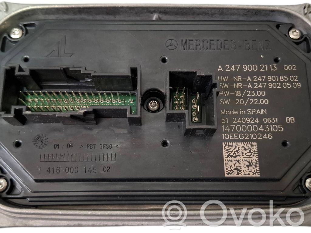 Mercedes-Benz GLA H247 Módulo de control de balasto LED 