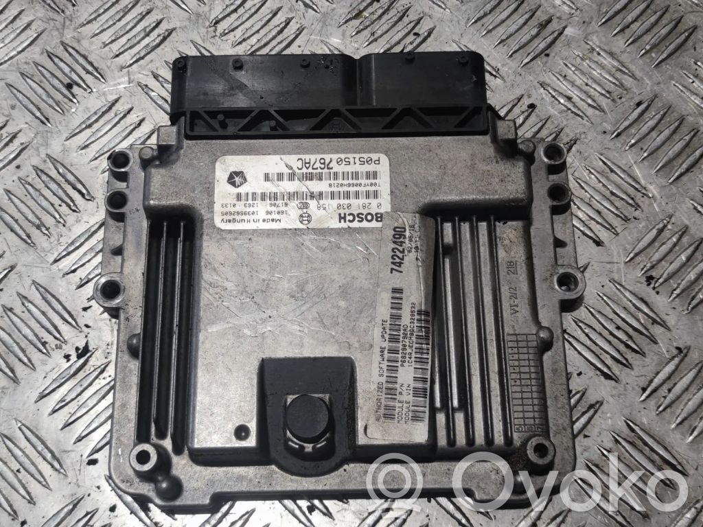 Jeep Grand Cherokee Dzinēja vadības bloks 