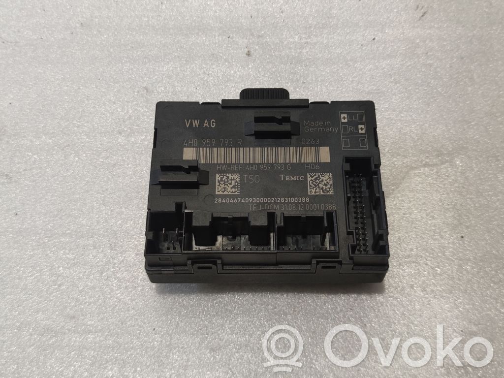 Audi A8 S8 D4 4H Door control unit/module 