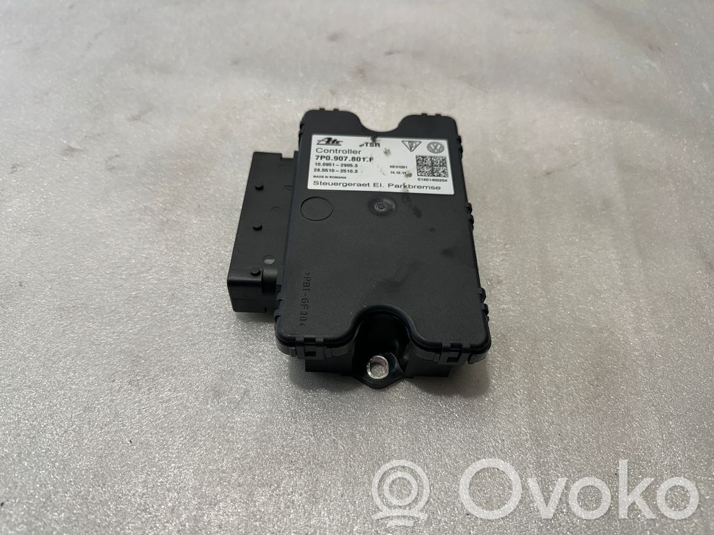 Module de commande de frein à main   7P0907801F,7P0907801