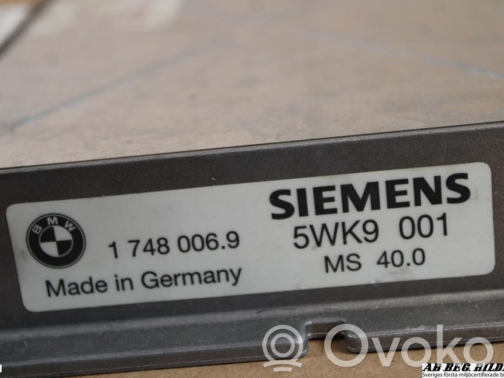 BMW 5 E34 Injection control unit/module 