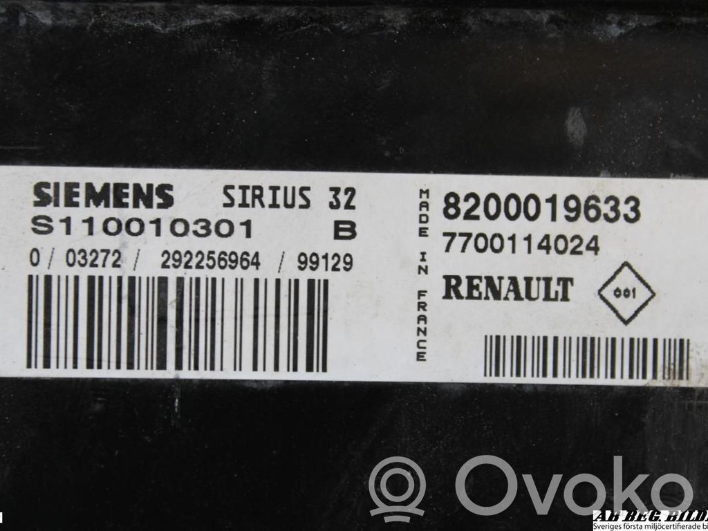 Renault Kangoo I Other control units/modules 