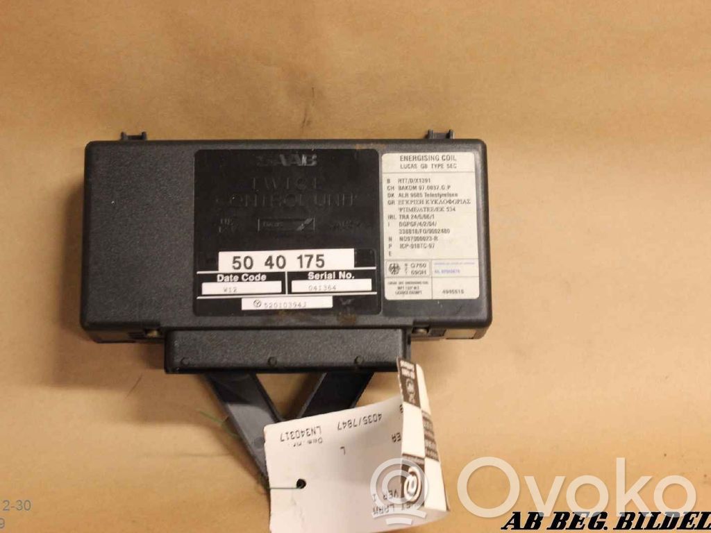 Saab 9-3 Ver1 Boîtier module alarme 