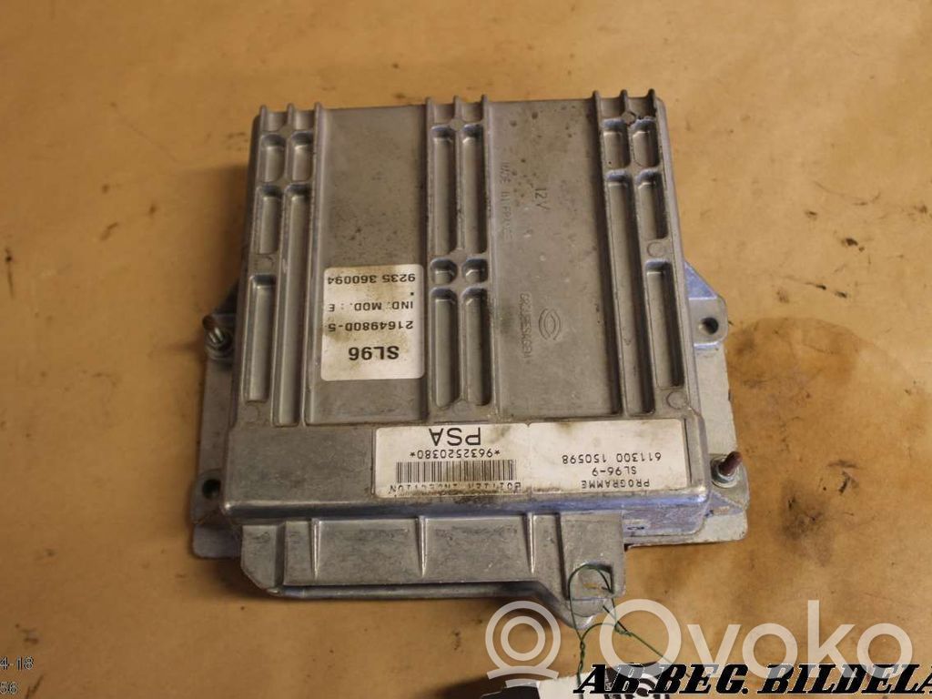 Citroen Berlingo Injection control unit/module 
