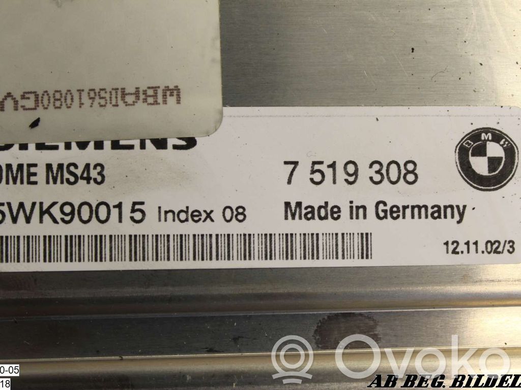 BMW 5 E39 Injection control unit/module 