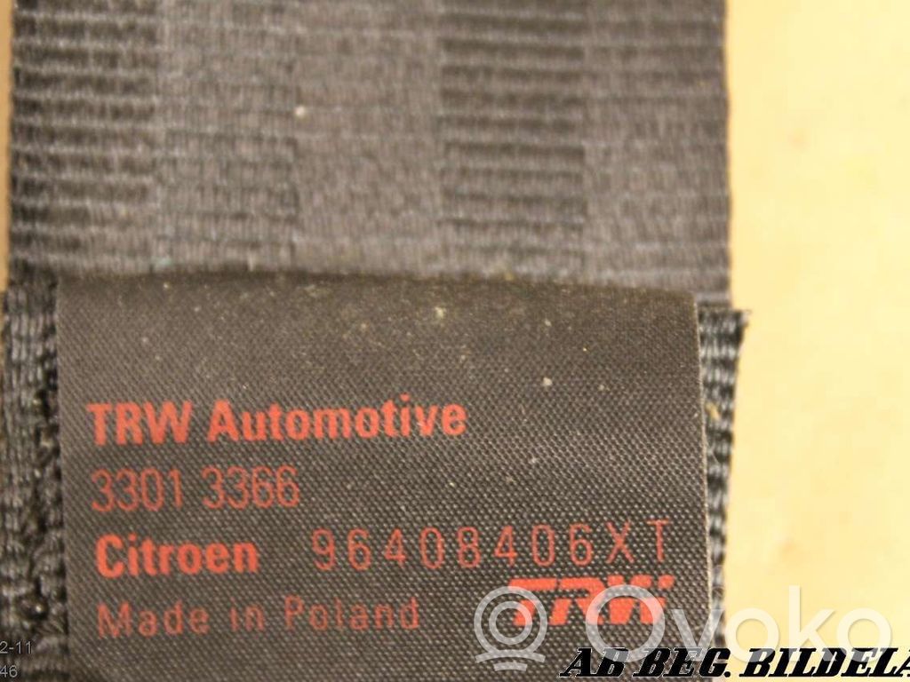 Citroen C3 Saugos diržas priekinis 