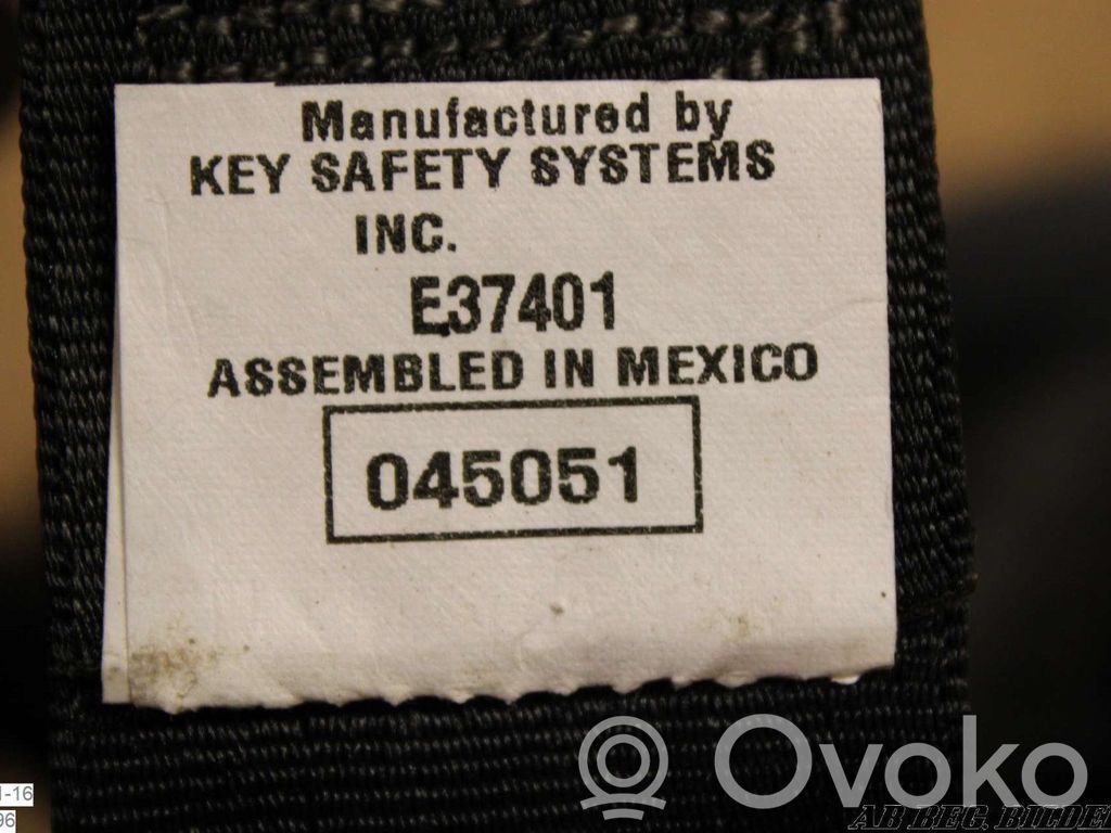 Cinturón delantero   P1BJ921D5AA