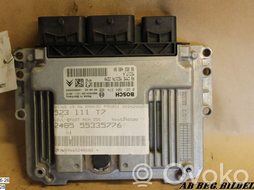 Peugeot 308 Injection control unit/module 