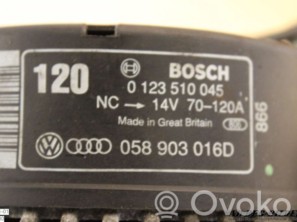 Audi A6 S6 C5 4B Ģenerators 