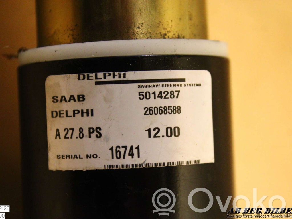 Saab 9-5 Steering wheel axle set 