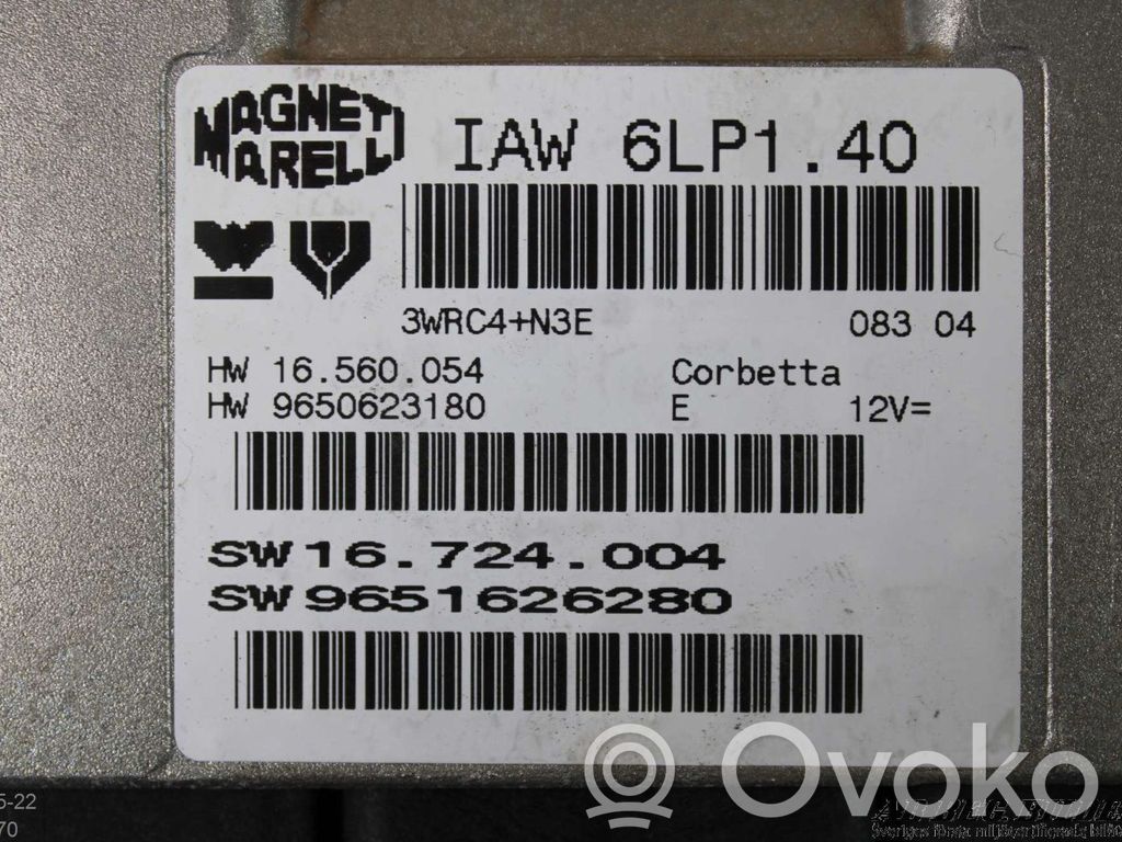 Peugeot 307 Fuel injection pump control unit/module 
