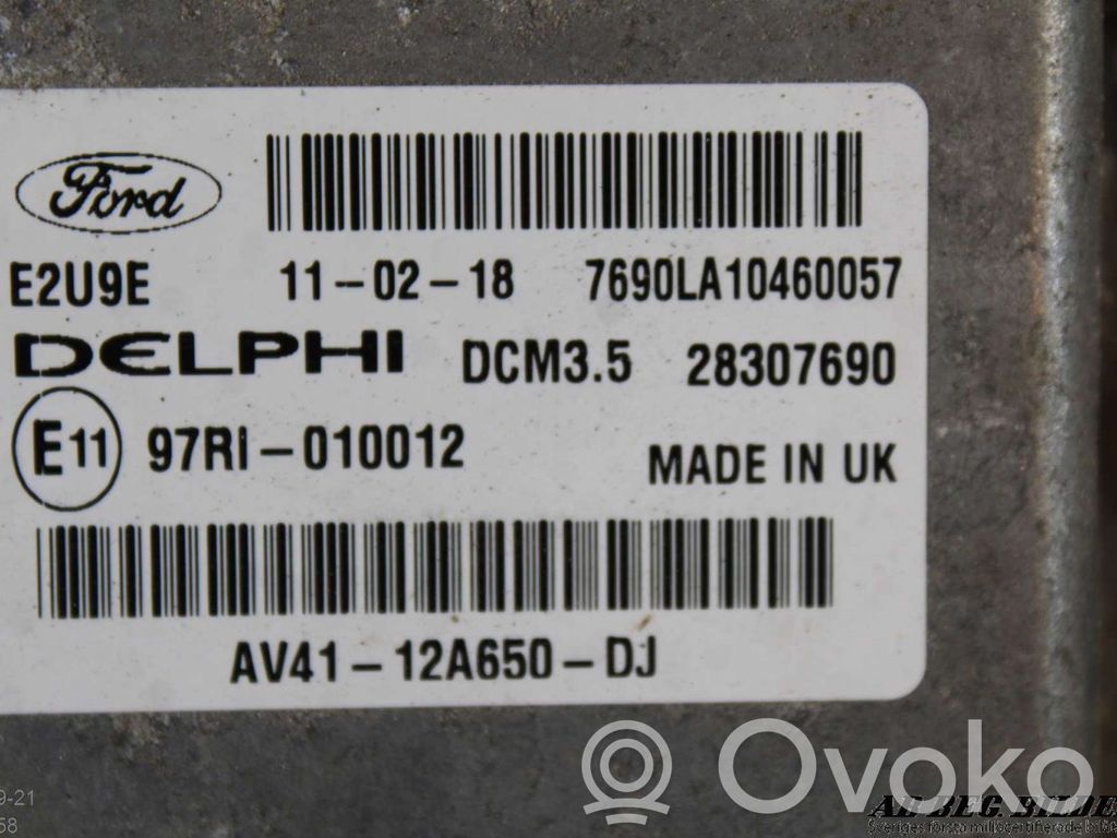 Ford Kuga I Injection control unit/module 