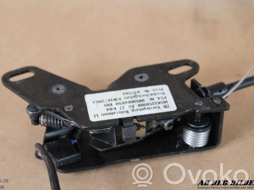 Peugeot 307 Convertible roof lock/latch 