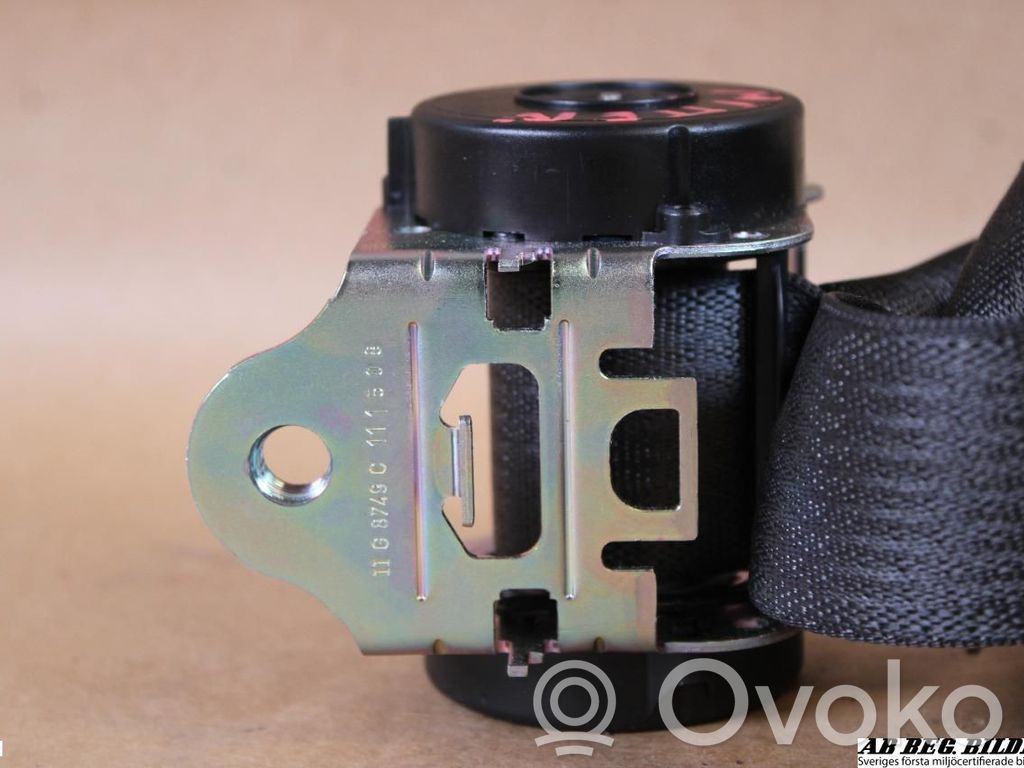 Opel Corsa D Cinturón medio (trasero) 