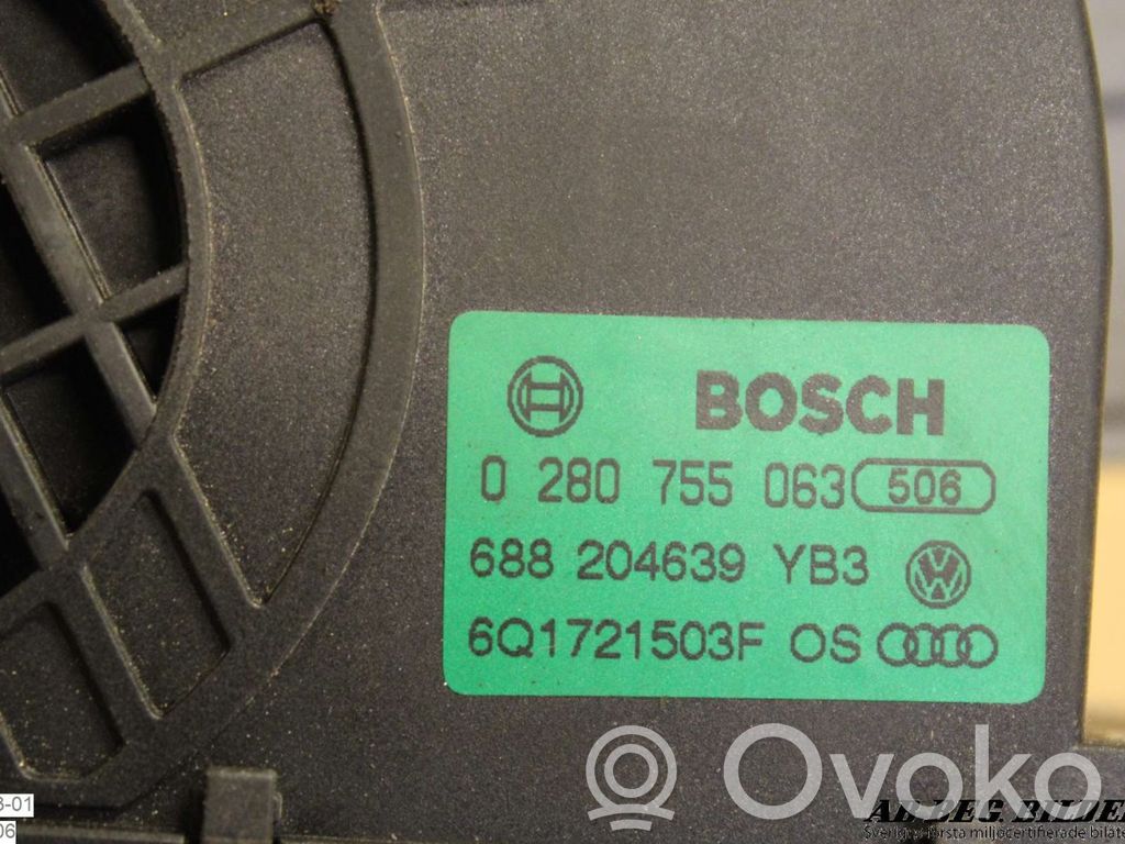 Volkswagen Polo IV 9N3 Kaasupoljin 