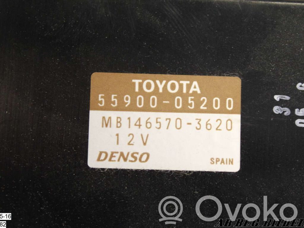 Toyota Avensis T250 Блок управления кондиционера воздуха / климата/ печки (в салоне) 