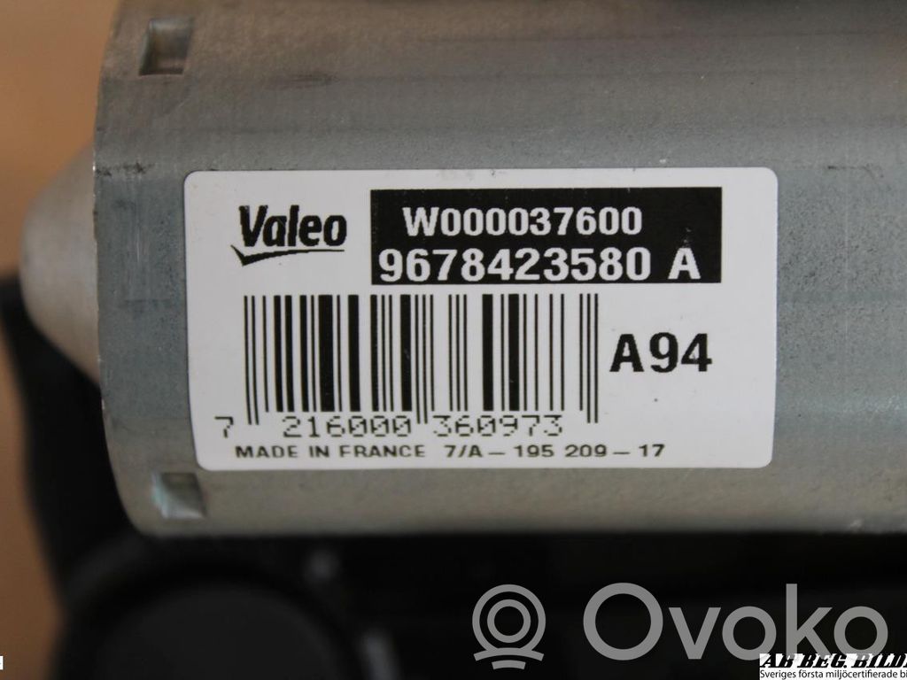 Peugeot 2008 I Moteur d'essuie-glace arrière 