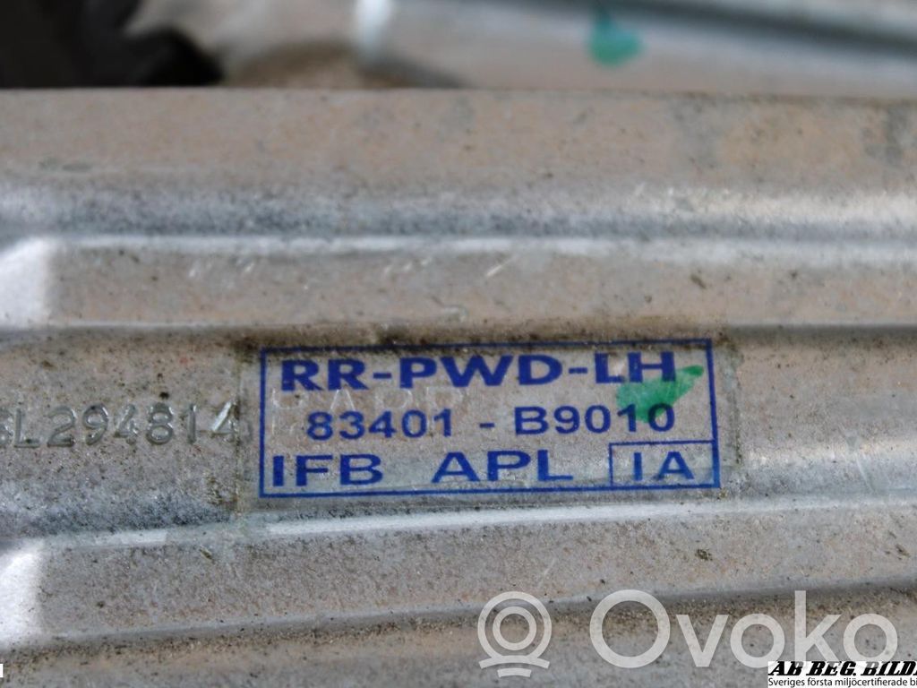 Hyundai i10 Mécanisme lève-vitre de porte arrière avec moteur 