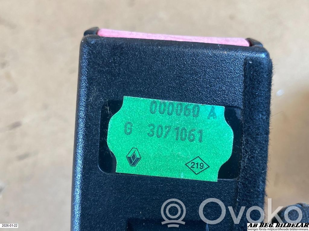Renault Laguna II Bridă fixare centură de siguranță față 