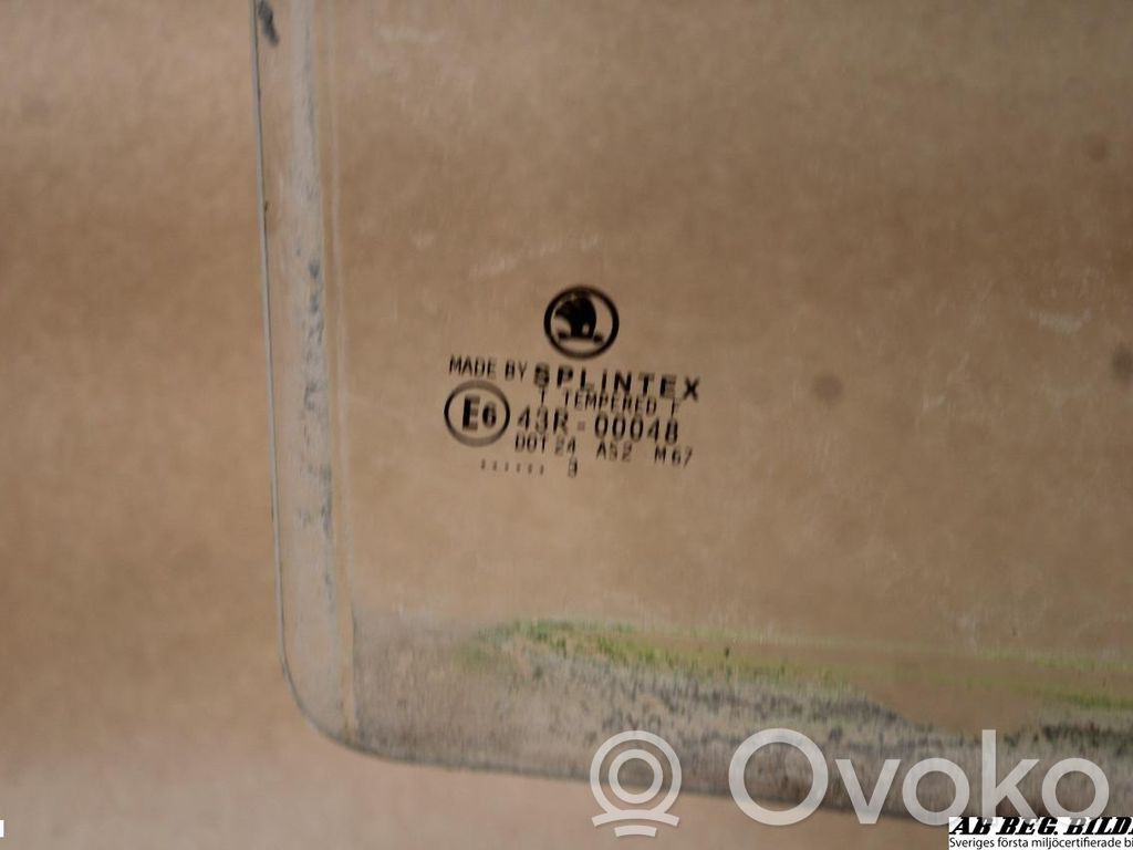 Skoda Fabia Mk1 (6Y) Fenster Scheibe Tür hinten