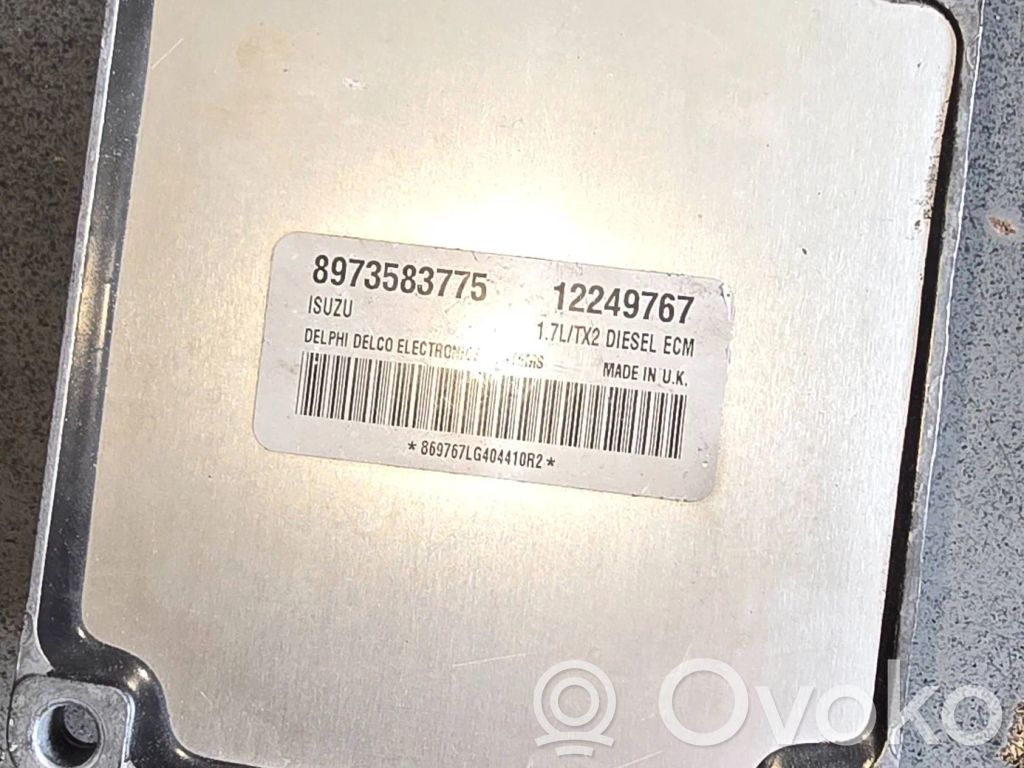 Opel Astra H Engine control unit/module 