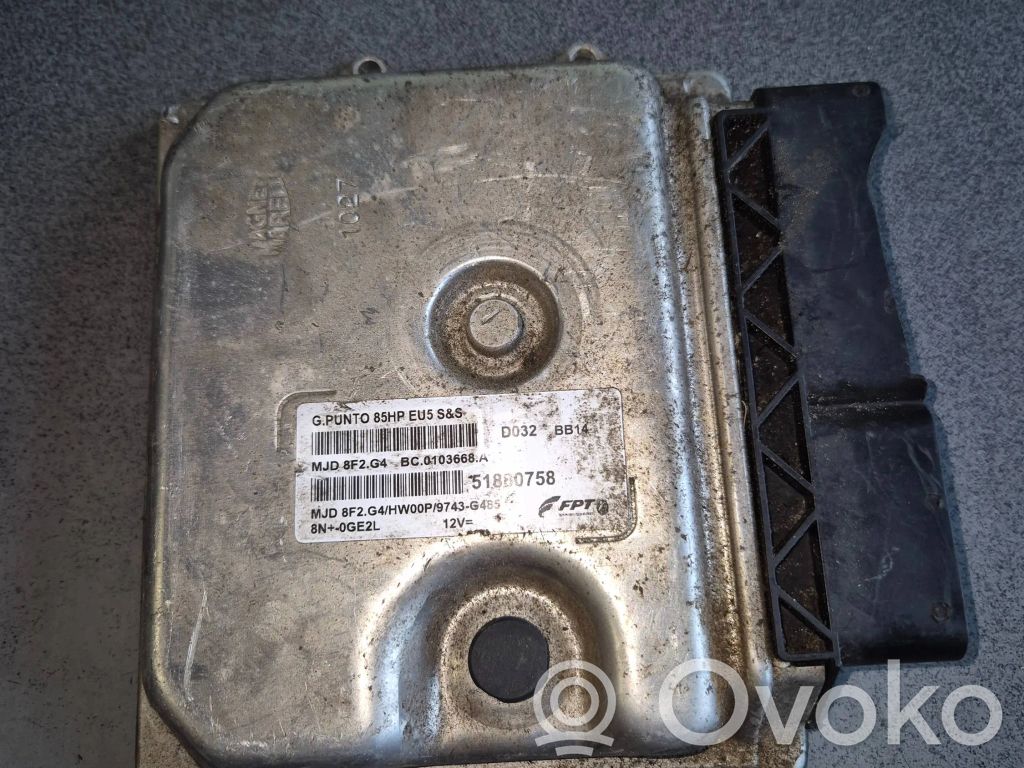 Fiat Punto (199) Engine control unit/module 
