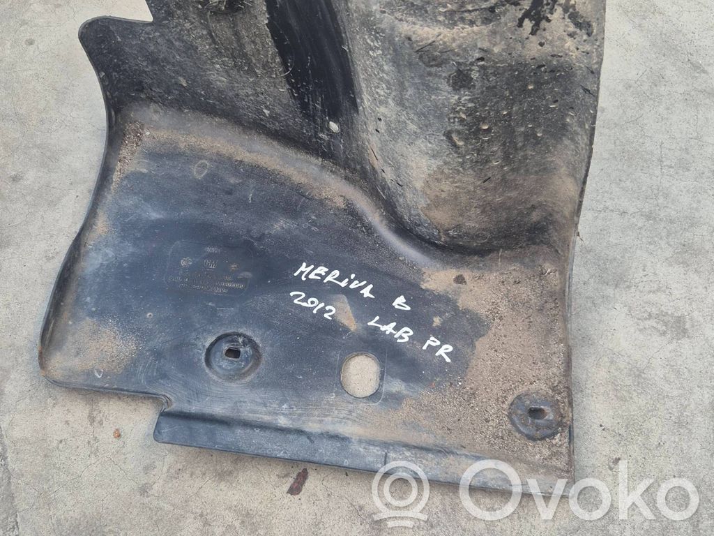Opel Meriva B Engine splash shield/under tray 