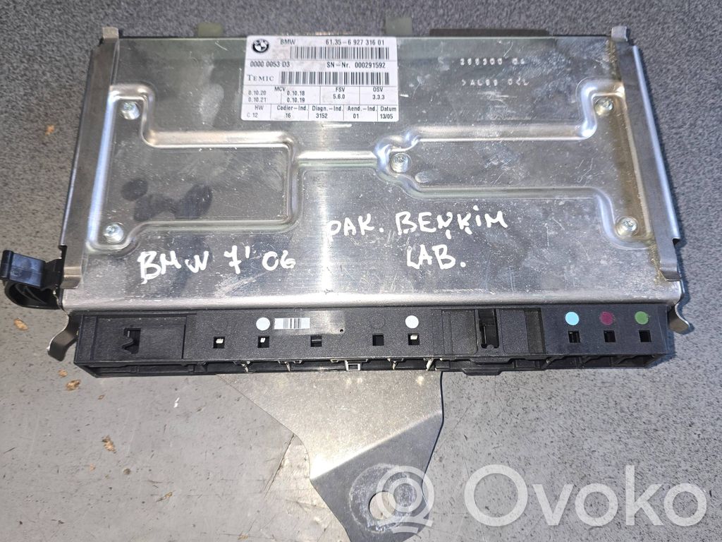 BMW 7 E65 E66 Seat control module 