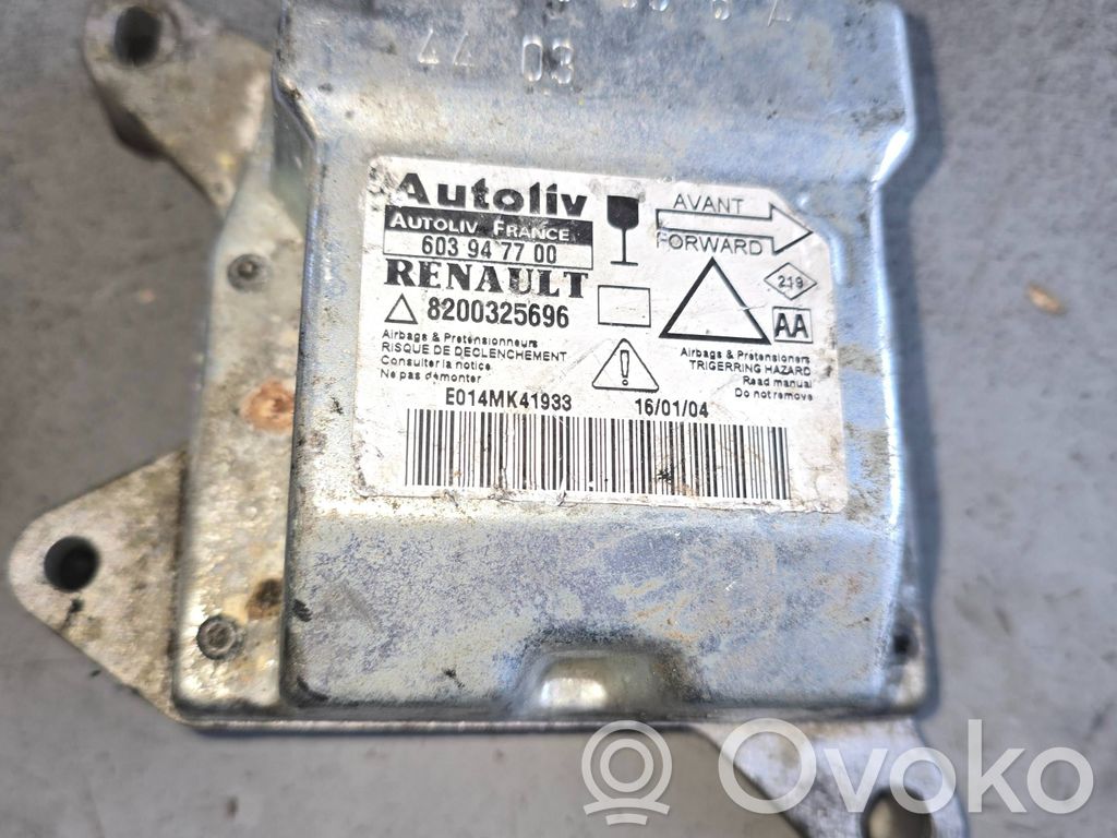 Sterownik / Moduł Airbag   8200325696,603947700,E014MK41933