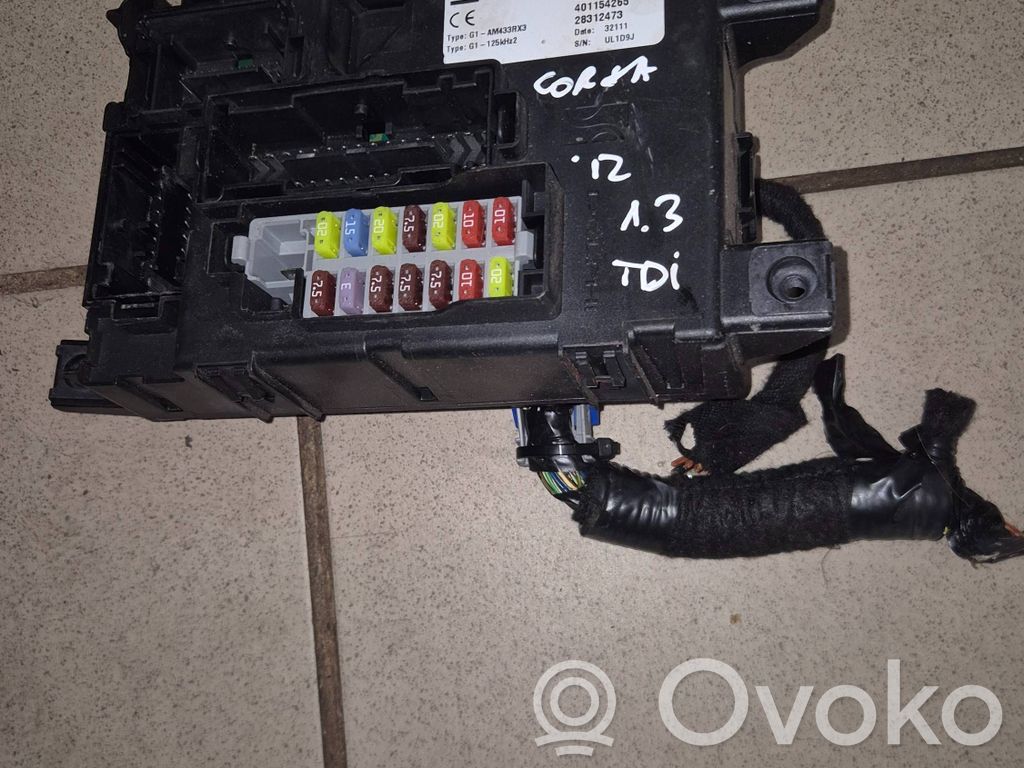 Opel Corsa D Fuse box set 
