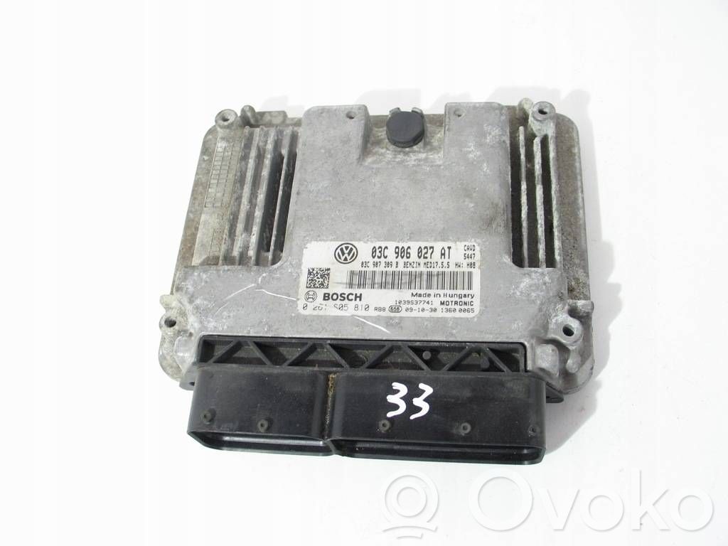 Volkswagen Golf VI Engine control unit/module 